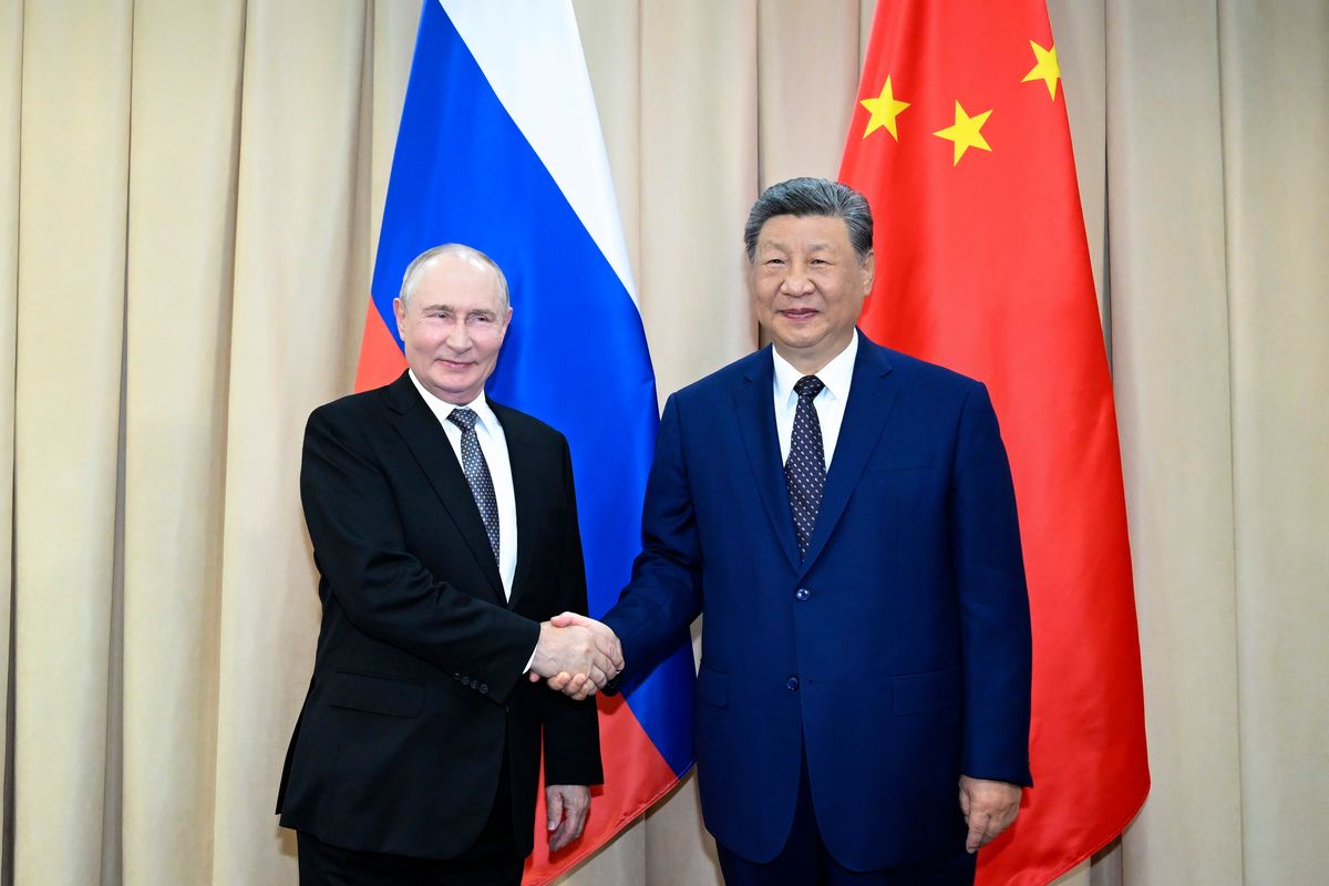 プーチン大統領と習近平国家主席、キルギスで首脳会談…両国の協力強化へ
